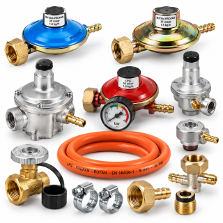 Regulatoare de gaz si accesorii pentru butelii